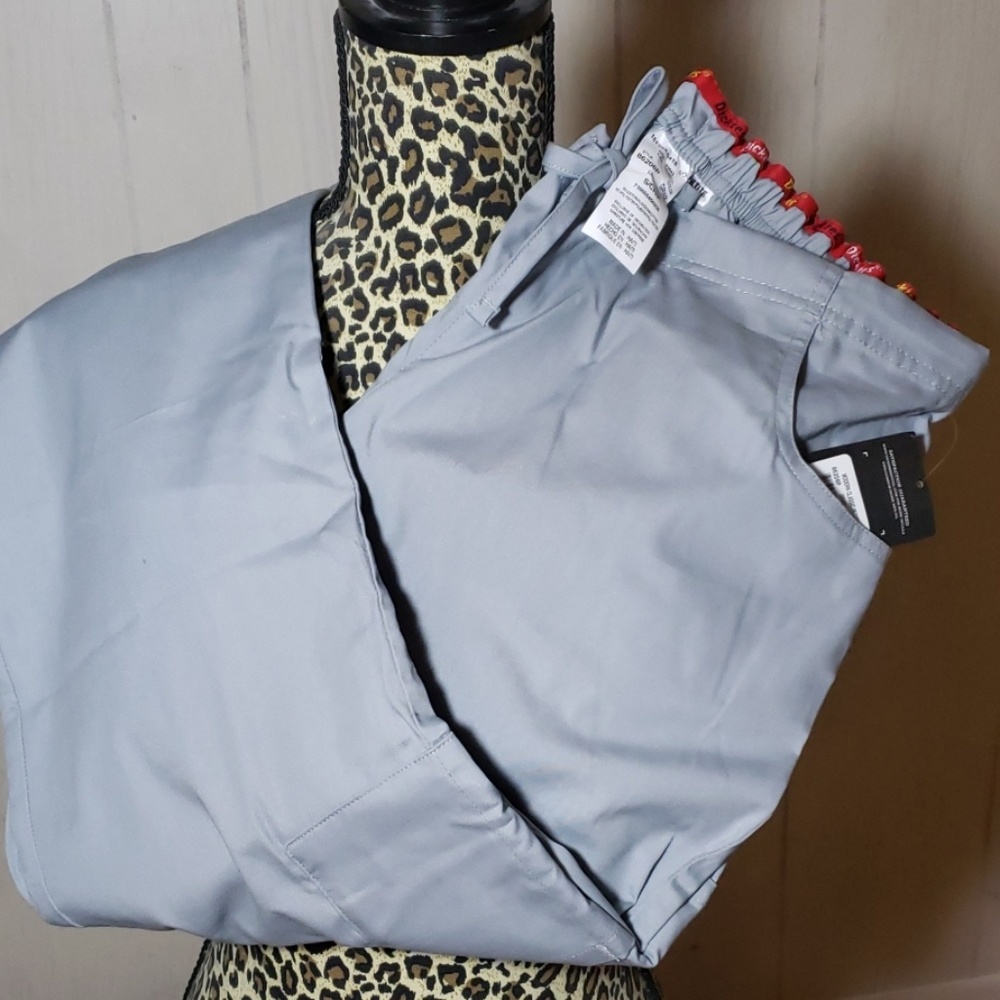 Dickies Light Gray Petite Scrub Pants